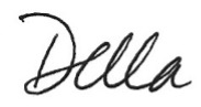 signed Della